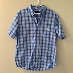 💰 Men's L Chaps Easy-Care Printed Button-Down